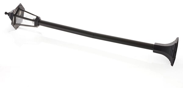 Kültéri Lámpa Lindby, Nane, dimmable, Fekete, Erkély, Műanyag, Antik