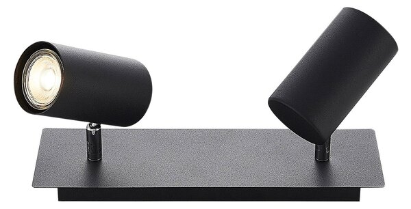 Mennyezeti Lámpa Lindby, Joffrey, dimmable, Fekete, Nappali, Fém, Modern