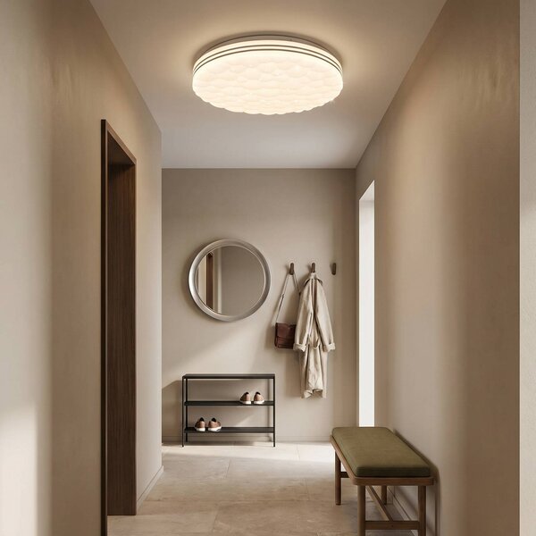 Reality Leuchten Tiger LED mennyezeti lámpa RGB CCT csillagfény eff, dimmelhető, Fehér / opál, Nappali / Étkező, Műanyag, Modern