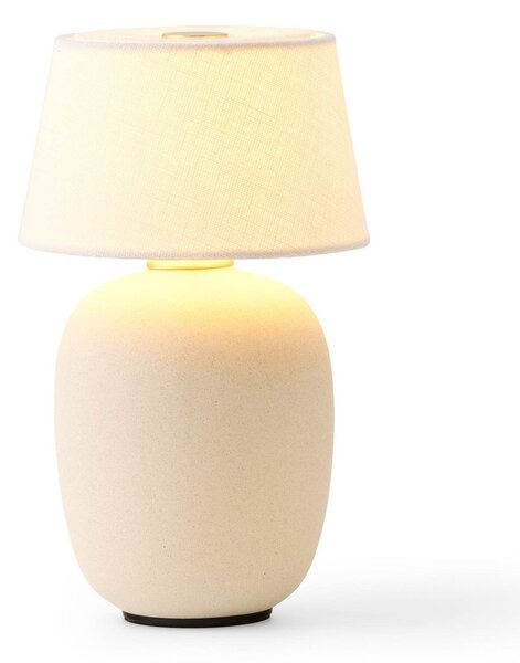 Asztali lámpa Audo Copenhagen, Torso, dimmable, Bézs, Nappali, Kerámia, Dizájn