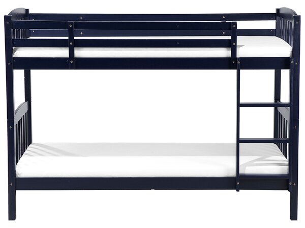 Emeletes ágy Fenyő REVIN 90 x 200 cm Tengerészkék