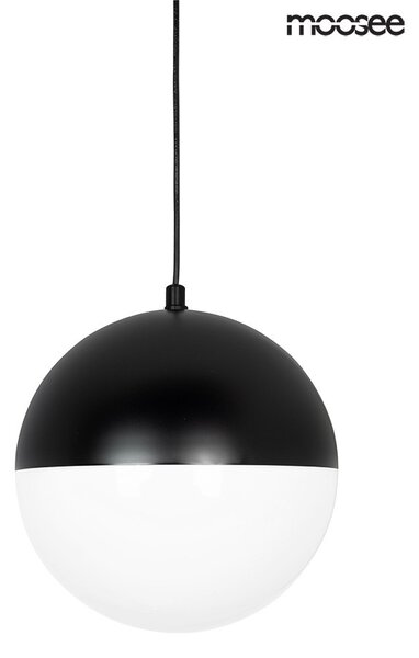 Moosee Bowl Duo Fali Lámpa Üveg Fekete Geometrikus
