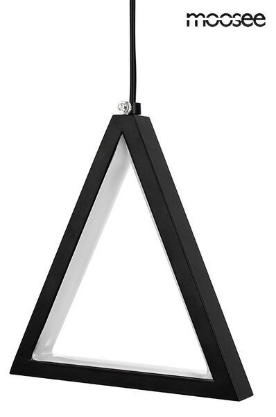 Moosee Acustica Geometrikus LED Függőlámpa Fém-Alumínium Fekete