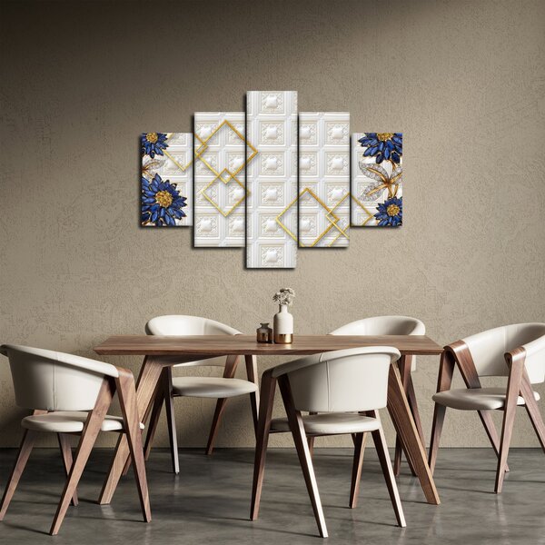 Kép - Gyémántvirágok (150x105 cm)