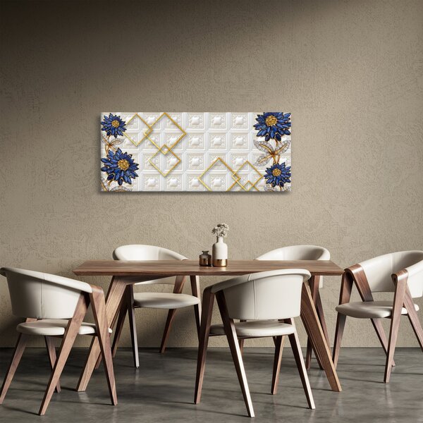 Kép - Gyémántvirágok (120x50 cm)