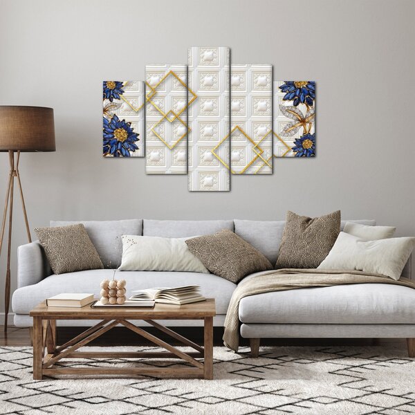 Kép - Gyémántvirágok (150x105 cm)