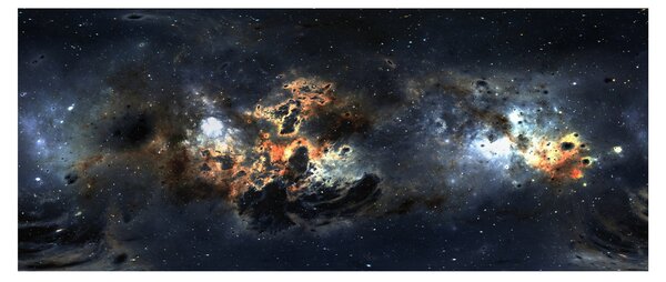 Kép - Az Univerzum a Nebulával (120x50 cm)