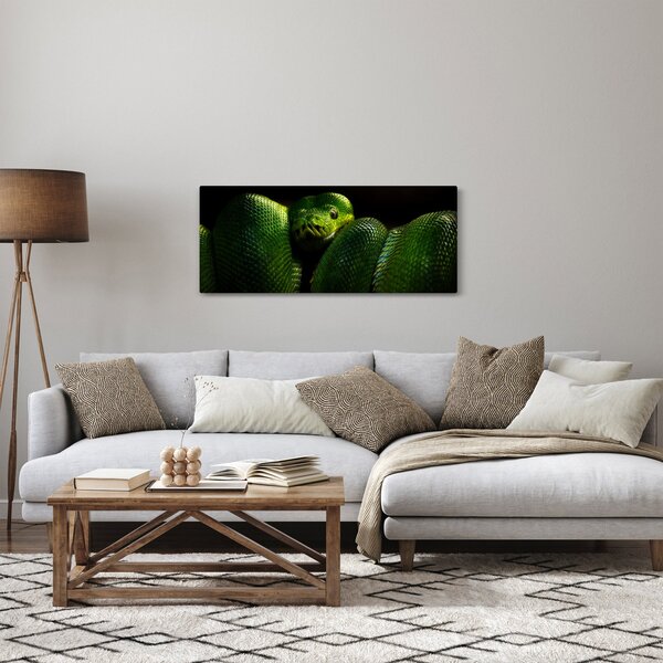 Kép - Zöld kígyó (120x50 cm)
