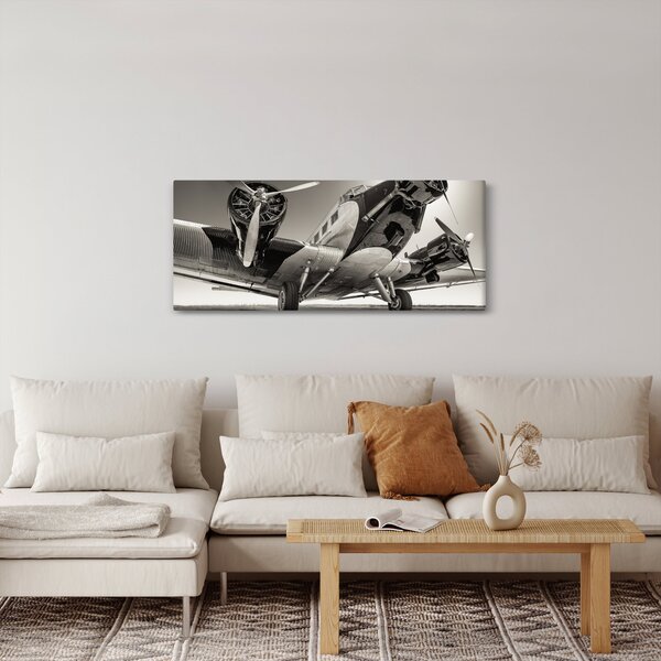Kép - Történelmi repülőgépek (120x50 cm)
