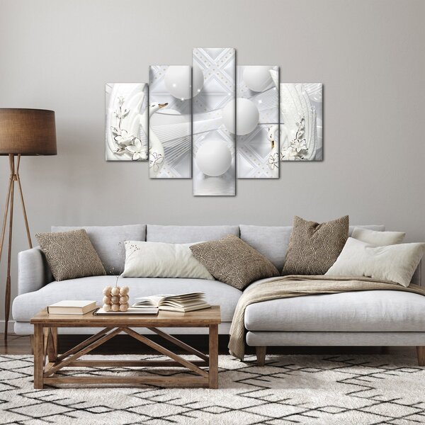 Kép - Aranyhattyú a vízen (150x105 cm)