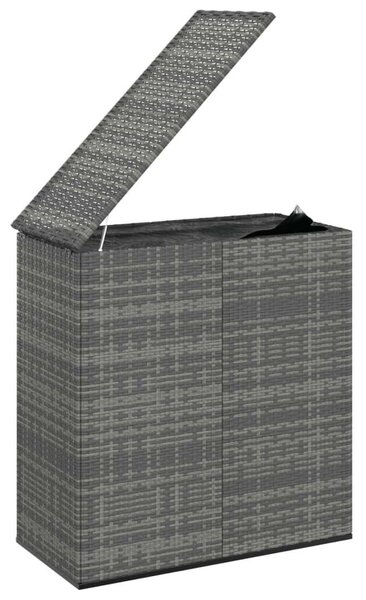 Polyrattan Kerti Párna Tároló - 100x49x103,5 cm