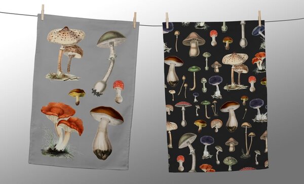 2 db szalvéta Tierra Bella Psychedelic Fungi, 47 x 65 cm, 2 db szalvéta, 47 x 65 cm