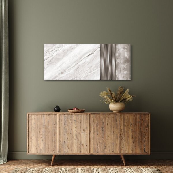 Kép - Márvány ezüst vonalakkal (120x50 cm)