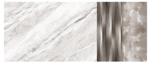 Kép - Márvány ezüst vonalakkal (120x50 cm)