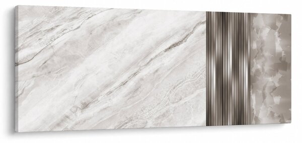 Kép - Márvány ezüst vonalakkal (120x50 cm)