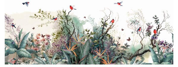 Kép - Természetes táj, akvárium (120x50 cm)