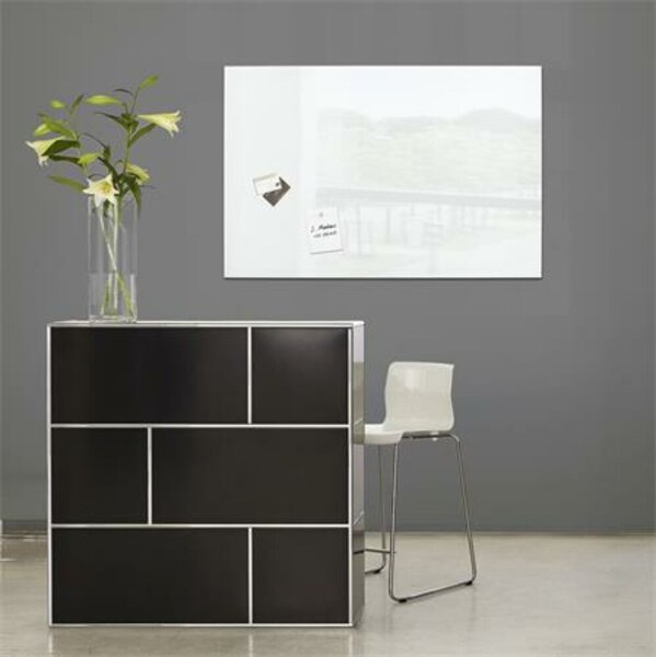 Mágneses üvegtábla, 100x65 cm, SIGEL Artverum&reg; fehér (SDGL141)