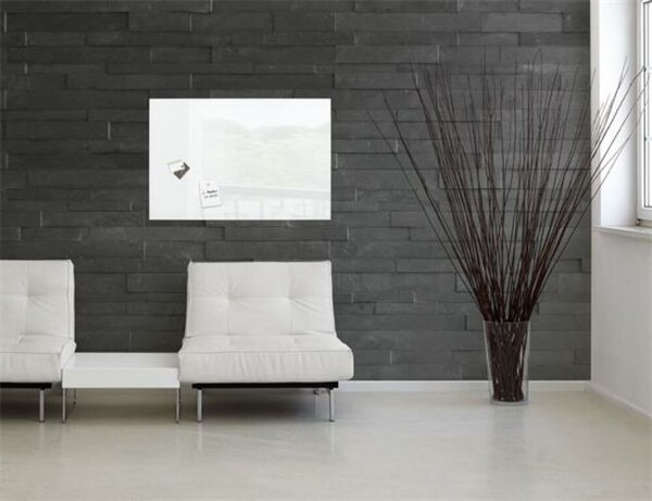 Mágneses üvegtábla, 100x65 cm, SIGEL Artverum&reg; fehér (SDGL141)