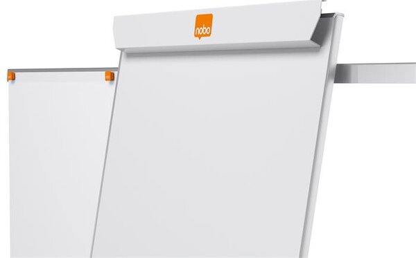 Flipchart tábla, mágneses felület, 2 db segédkarral, NOBO Essentials, fehér (VN5693)