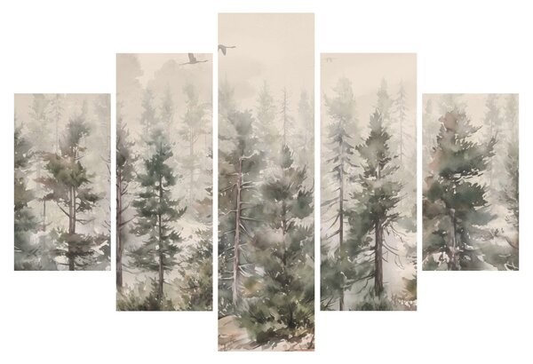 Kép - Fenyőerdő I., akvárium (150x105 cm)