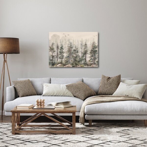 Kép - Fenyőerdő I., akvárium (70x50 cm)