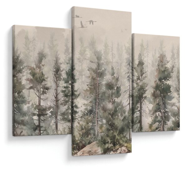 Kép - Fenyőerdő I., akvárium (90x60 cm)