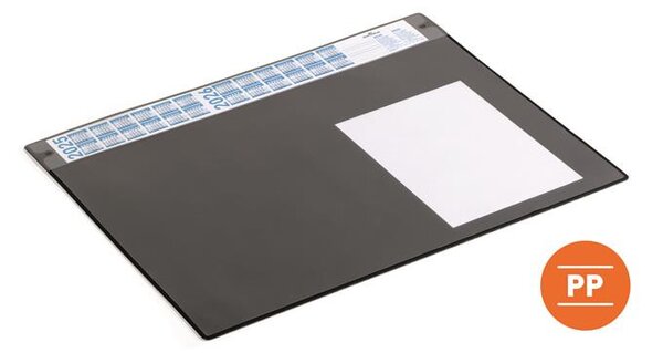 Könyökalátét, 650x480 mm, éves naptárral, DURABLE, fekete (DB722501)