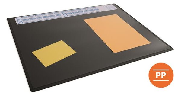 Könyökalátét, 650x500 mm, éves naptárral, DURABLE, fekete (DB722301)