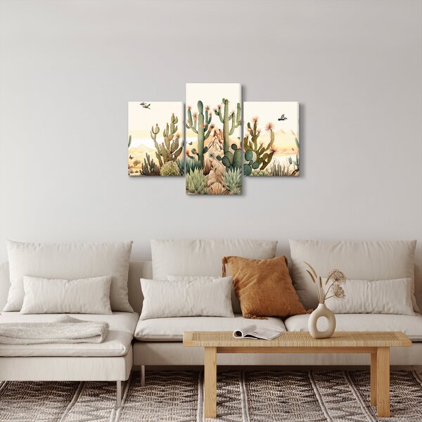 Kép - Sivatag, akvarell (90x60 cm)