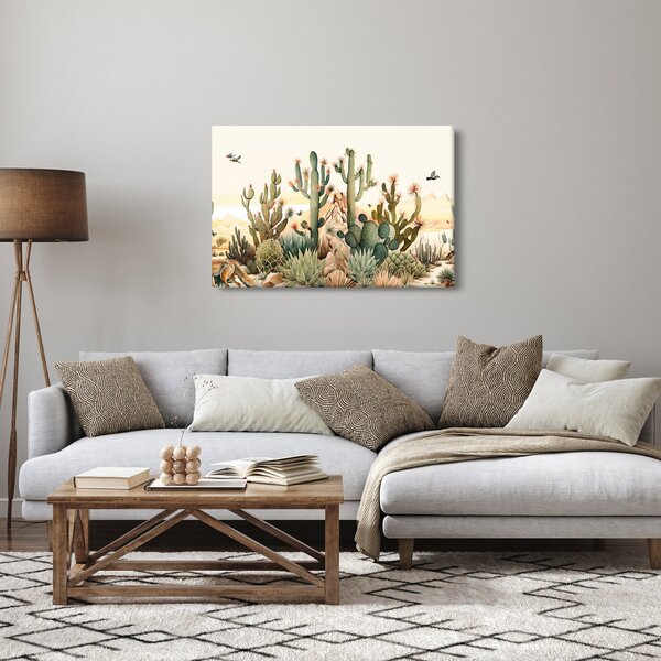 Kép - Sivatag, akvarell (90x60 cm)