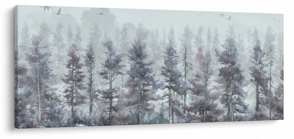 Kép - Fenyőerdő II., akvárium (120x50 cm)