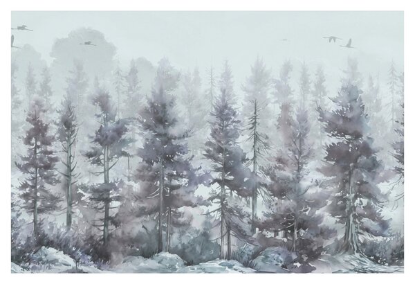 Kép - Fenyőerdő II., akvárium (90x60 cm)