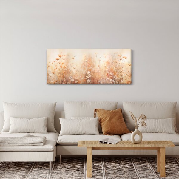 Kép - Vadvirágok mintája (120x50 cm)