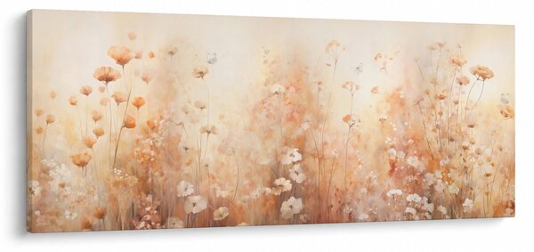 Kép - Vadvirágok mintája (120x50 cm)