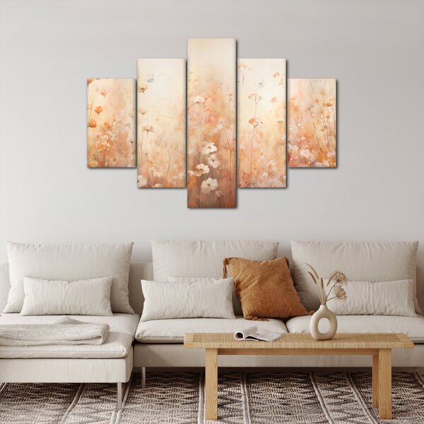 Kép - Vadvirágok mintája (150x105 cm)
