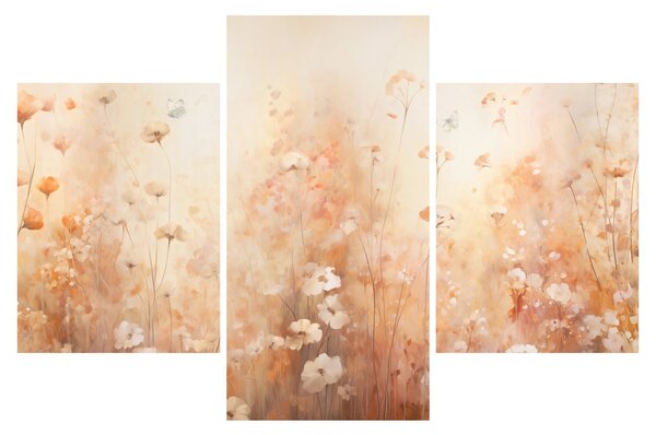 Kép - Vadvirágok mintája (90x60 cm)
