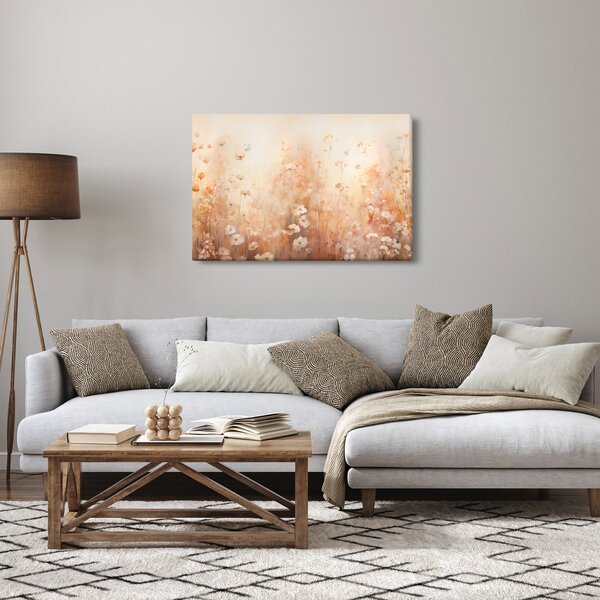 Kép - Vadvirágok mintája (90x60 cm)