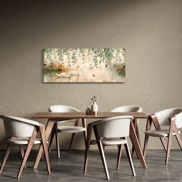 Kép - Tó, akvarell (120x50 cm)
