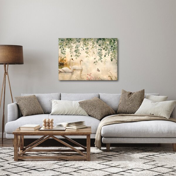 Kép - Tó, akvarell (70x50 cm)
