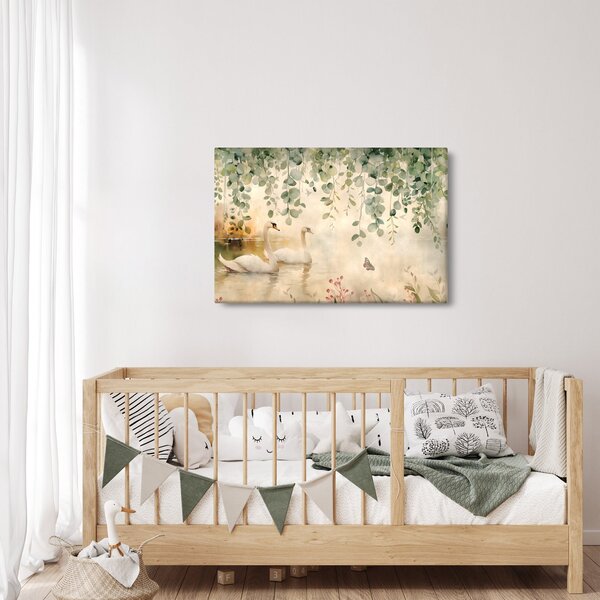Kép - Tó, akvarell (90x60 cm)