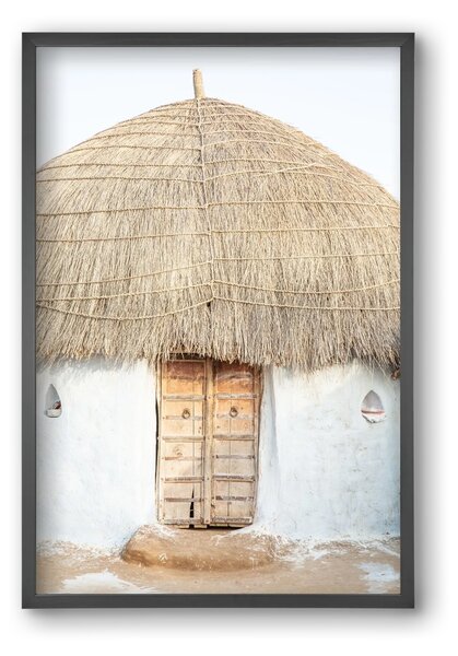 Desert hut - falikép keretben | artbridge