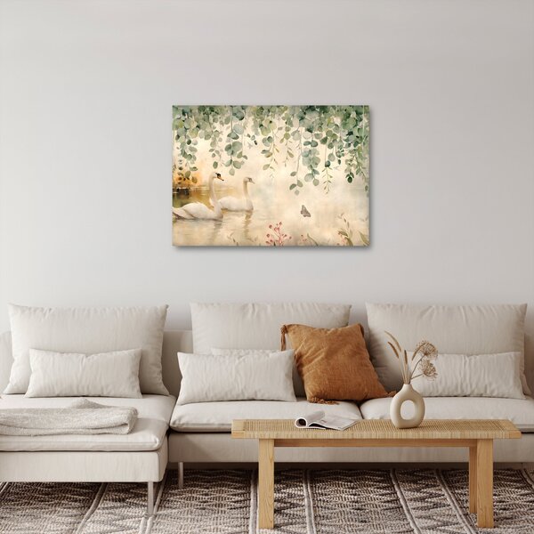 Kép - Tó, akvarell (70x50 cm)