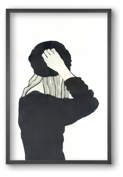 In Black - falikép keretben | artbridge