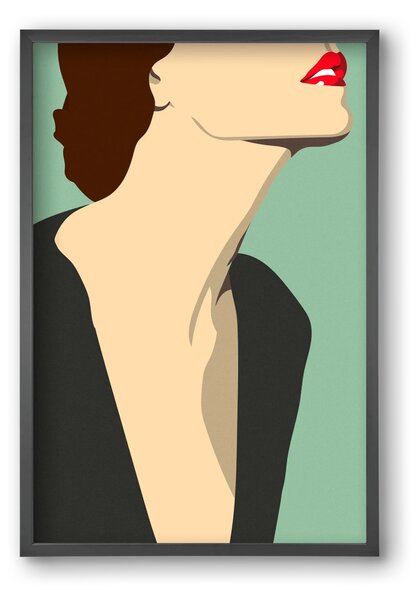Fashion Illustration - falikép keretben | artbridge