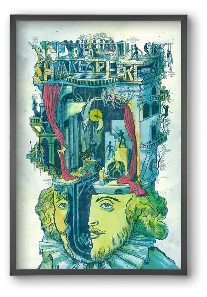 Shakespeare - falikép keretben | artbridge