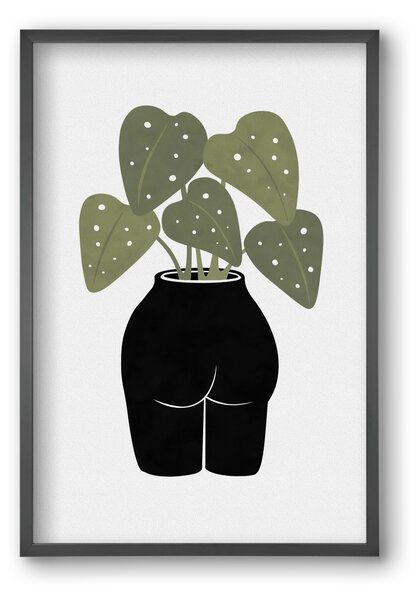 Butt-anical Vase - falikép keretben | artbridge