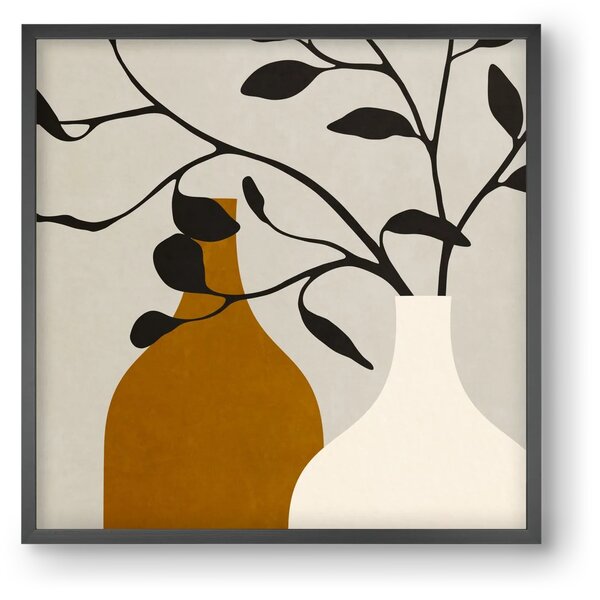 MINIMAL ART - VASES 01 - falikép keretben | artbridge