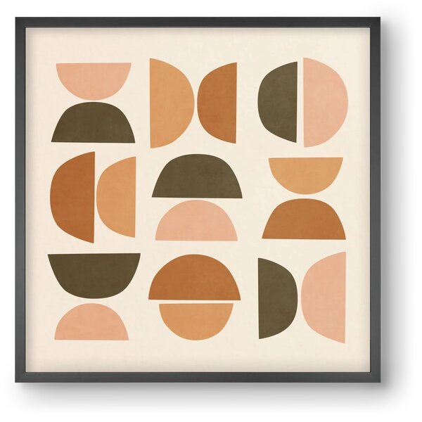MINIMAL GEOMETIC ART 01 - falikép keretben | artbridge