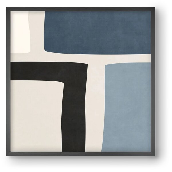 MINIMAL ART - GEOMETRIC SHAPES 02 - falikép keretben | artbridge