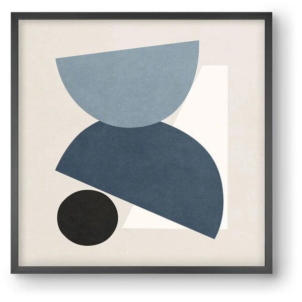 MINIMAL ART - GEOMETRIC SHAPES 01 - falikép keretben | artbridge